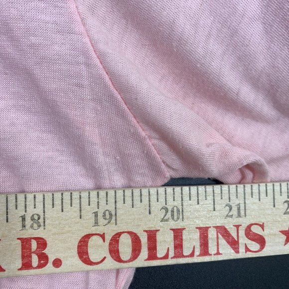 VTG Red Stripe Men's 80s Pink Beer 50-50 Spell Out Jamaica T-Shirt Sz L - Picture 5 of 10